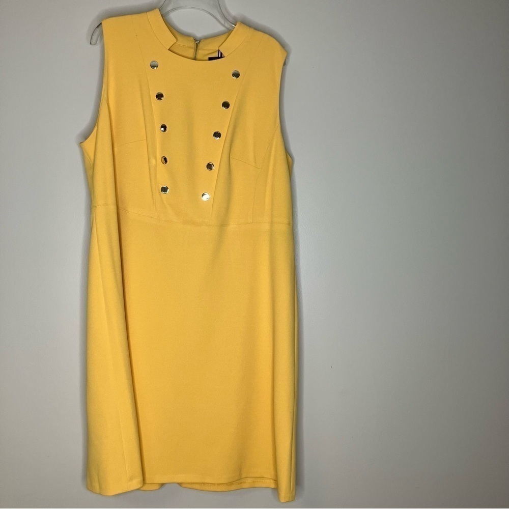 Tommy Hilfiger yellow dress size 18W